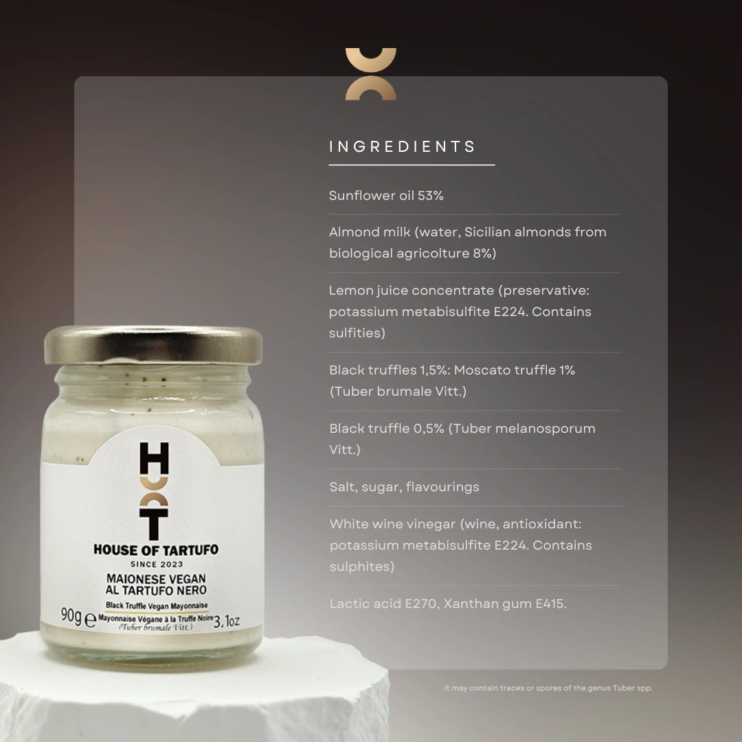 Vegansk sort trøffelmayonnaise